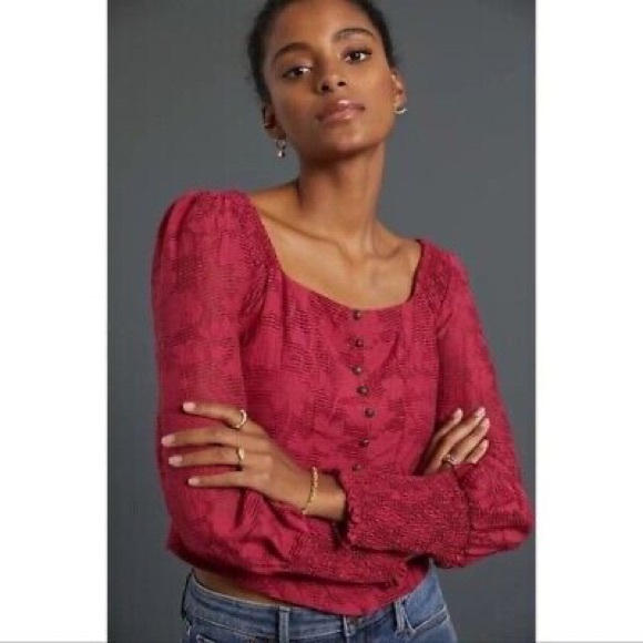 New Women’s Anthropologie Romantic Puff-Sleeved Blouse!!🔥🔥🔥 - Picture 4 of 15